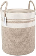 XUANGUO Cotton Rope Laundry Basket Hamper by XUANGUO