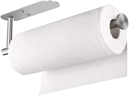 VAEHOLD Adhesive Paper Towel Holder Under Cabinet Mount, Wall Mounted Paper - Image 7