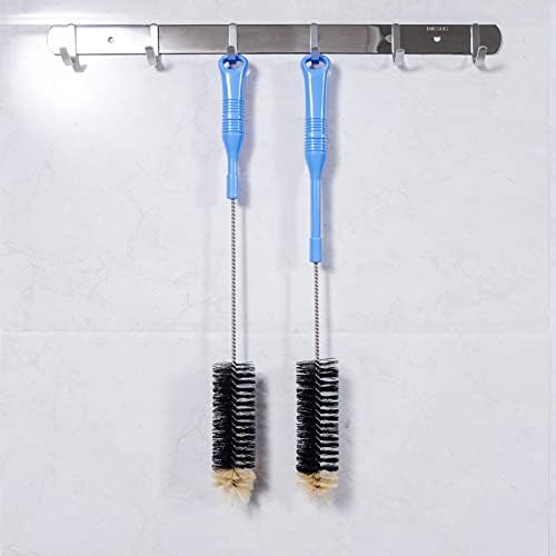 MOSOLAN Long Handle Bottle Brush, 17 Inch Bottle Brush Cleaner, 2 Pack - Image 7