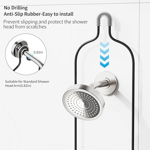 DAOYA Shower Caddy Hanging, Anti-Swing Over Head Shower Caddy, Rustproof - Image 6