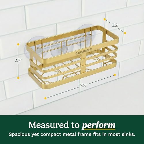 Cuisinart Metal Sponge Holder for Kitchen Sink, 7.25"x2.75"x3.25" - Image 6