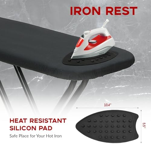 Ironing Board Full Size 54x14, RAINHOL Height Adjustable Iron Board - Image 5