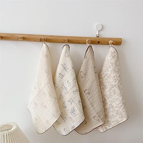 BuLuTu Cute Floral Muslin Face/Hand Towels Multi-Purpose Cleaning Clothes by BuLuTu