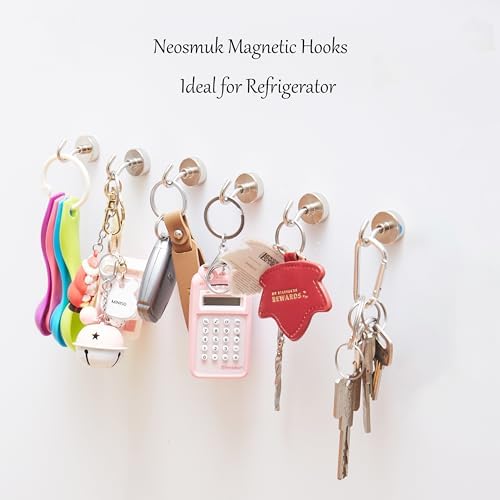 Neosmuk Magnetic Hooks for Cruise Cabins, 40lb Heavy Duty, 6 Pack - Image 4