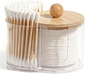 Qtip Holder, Q Tip Holder for Bathroom, Cotton Swab Round Holder Dispenser by Unknown