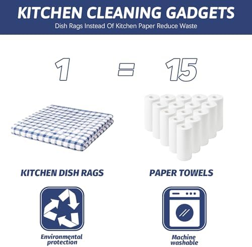 Nialnant 8 Pcs Dish Cloths for Washing Dishes - Image 5