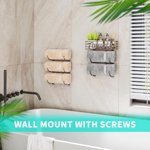 HapiRm Towel Racks for Bathroom Storage - Image 5
