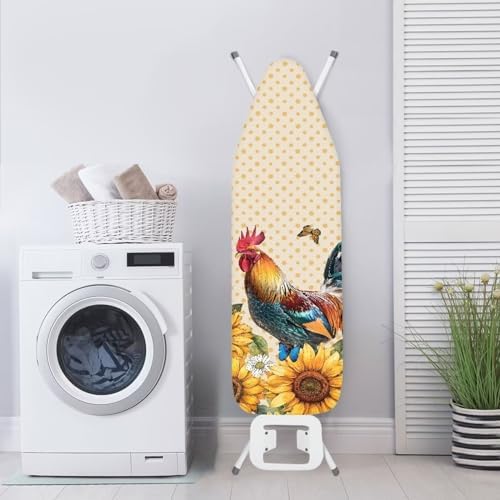 Chicken Sunflower Ironing Board Cover and Pad Standard Size Iron Board - Image 3