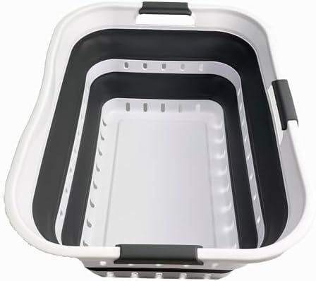 SAMMART 42L Collapsible Plastic Laundry Basket - Image 4