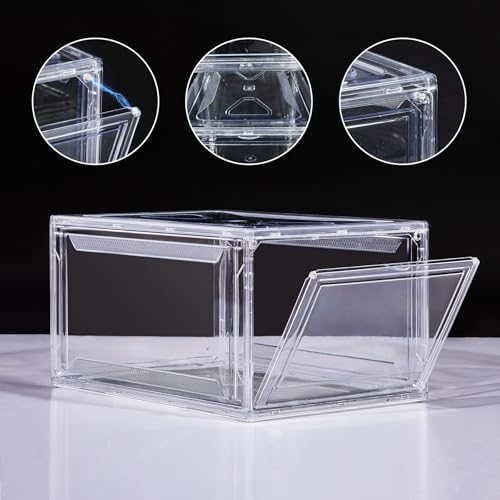 12 Pack Acrylic Shoe Boxes, Shoe Containers, Shoe Display Case, Sneaker Storage - Image 5