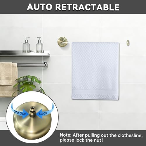 Retractable Clothesline, Stainless Steel Clothing Line Dryer - Image 5