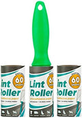 DecorRack Lint Roller with 2 Refills, 180 Sticky Sheets, Pet Hair by DecorRack