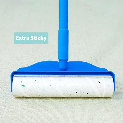 Floor Lint Roller Refills 9.45 inch Pet Hair Sticky Roller Refills - Image 5