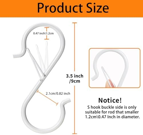 12 PCS S Hooks for Hanging - Image 3