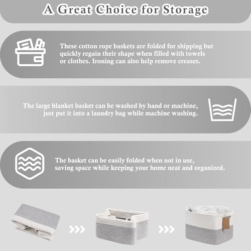 Goodpick Woven Rope Storage Basket - Image 7