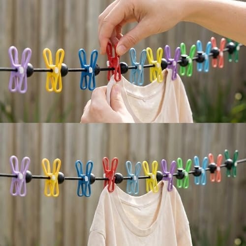 Travel Clothesline, Portable Retractable Clothes Line Outdoors, Camping - Image 5