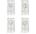 Floral Christian Kitchen Towels Set by Unknown