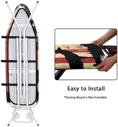 Moose Ironing Board Covers Standard Size Flag Ironing Board Topper Scorch Dust - Image 4