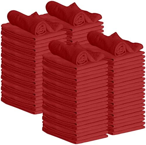 GREEN LIFESTYLE Shop Towels 12" x 14" 100 Pack by GreenLifeStyle