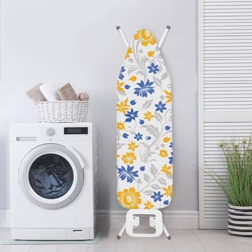 Retro Floral Ironing Board Cover Heat Reflective Ironing Pad Protector - Image 4