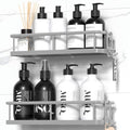 YASONIC Shower Caddy Adhesive, Rustproof Shower Organizer, Large Capacity by YASONIC