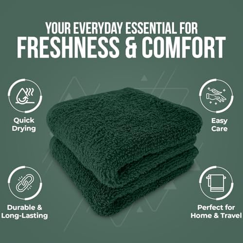 DAN RIVER 12 Pack Cotton Wash Cloths Set - Image 5