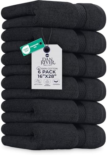 DAN RIVER 6-Pack Premium Hand Towels by DanRiver