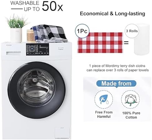 Mordimy Cotton Waffle Kitchen Towels, 4 Pack - Image 5