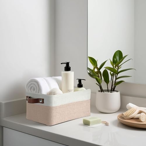 DECOMOMO Small Storage Basket, Closet Storage Bins - Image 3