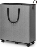 SpaceTrove Rolling Laundry Basket by Unknown