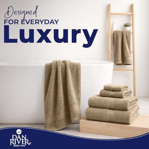 DAN RIVER 8 Piece Luxury Bath Towels - Image 4