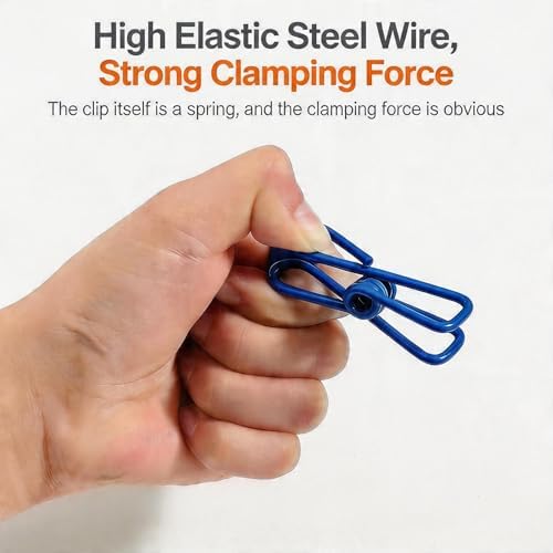 Portable Clothesline with 12 Clothespins, Plus 20 Colorful Clips, Adjustable - Image 2