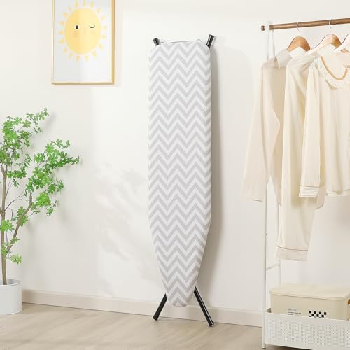 Amazon Basics Height Adjustable Full-Size Foldable Ironing Board, 4-Leg Fold-Up - Image 7