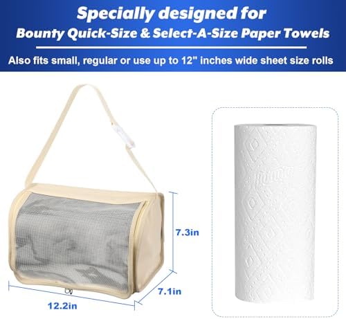 Kitchen Paper Towel Holder, Hanging Paper Towel Dispenser - Image 3
