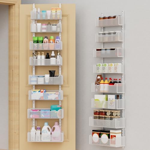 VyGrow Over The Door Organizer, 8-tier Metal Door Organizer Hanging by VyGrow
