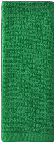 CRAFTSWORTH Cotton Kitchen Towels15 x 26" Solid Green Kitchen Hand Towels - Image 7