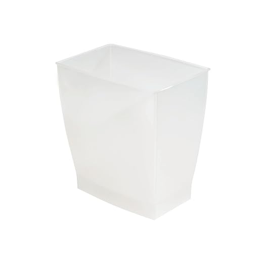iDesign Small Plastic Bathroom Trash Can, by iDesign