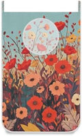 Autumn Poppy Flowers Door Hanging Laundry Hamper Bag by WelcometoElliTarr