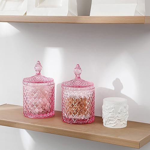 2 Pack Qtip Holder Apothecary Jars - Image 4