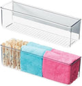 iDesign Magnetic Medium Clear Plastic Organizer Bins by iDesign