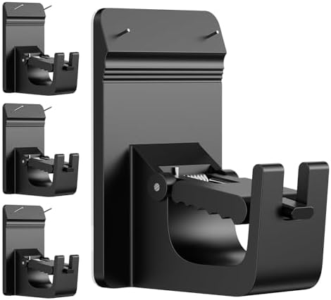 Universal Heavy Duty Curtain Rod Brackets, No Drill Curtain Rod Brackets by CTBOM