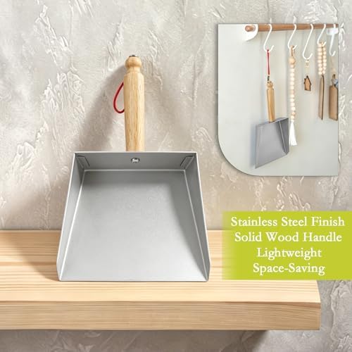 Mini Stainless Steel Dustpan - Image 4