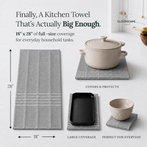 CLOUDSCAPE Kitchen Towels Cotton - Image 4