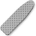 Ironing Board Cover and Pad, Thick Scorch Resistant Padding Gray Lattice Print by Unknown