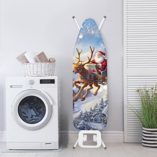 Santa Claus Deer Ironing Board Cover Stain Resistant Cover - Image 4