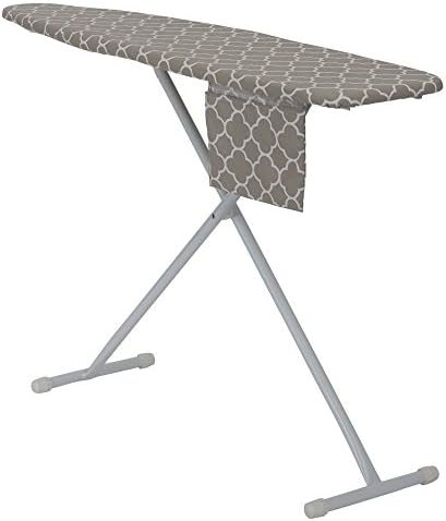 Household Essentials 80098 Ironing Board Cover | 100% Cotton | Gray Trellis - Image 2