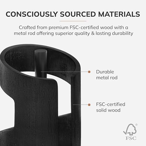 Anji Mountain Wooden Paper Towel Holder - Image 3