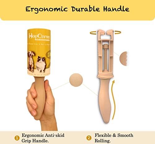 800-Sheets Lint Roller Set, 4 Durable Ergonomic Handles, Extra Sticky - Image 3