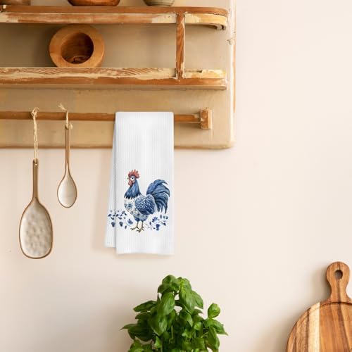 Chinoiserie Chicken Kitchen Towels, Chicken Lover Mom Lady Gifts Decorative - Image 3