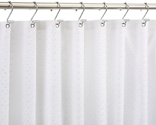 Chrome Shower Curtain Hooks, Polished Silver Shower Curtain Rings - Image 3